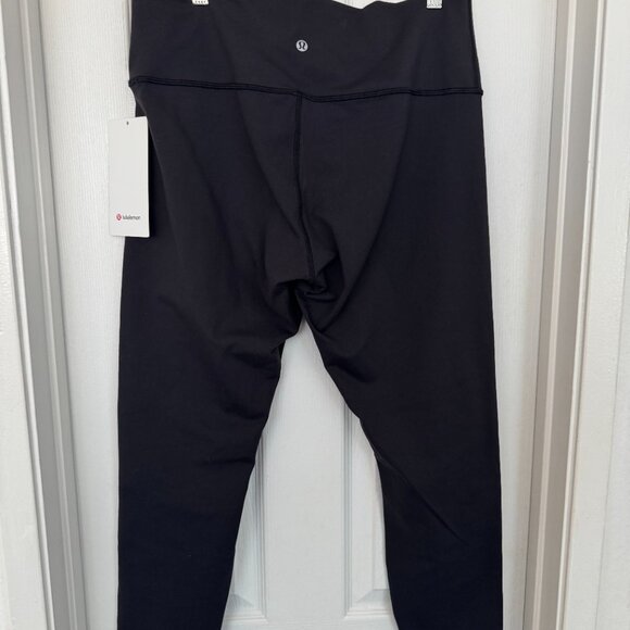 NWT Lululemon Wunder Under Luon High Rise Tights, 25'' Length, Black, Size 14 - Picture 10 of 16